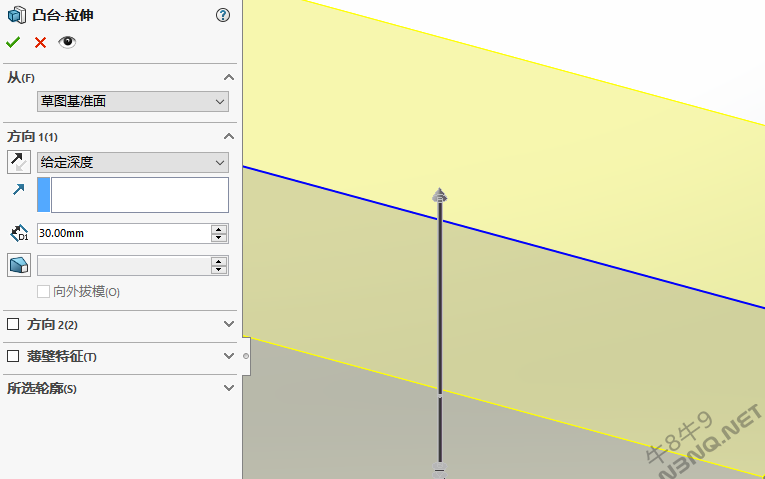 SolidWorks视频教程3.1 拉伸凸台和拉伸切除