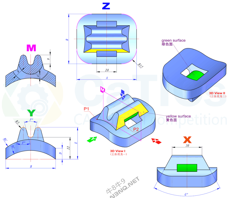 CATICS 3D13-m01 题目和答案