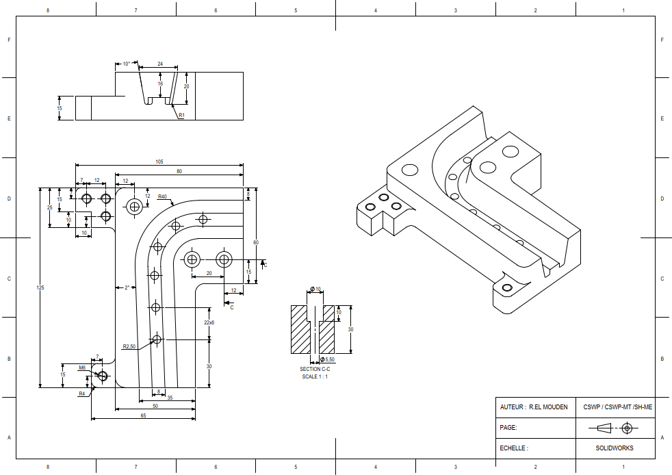 CSWE Solidworks认证练习题001