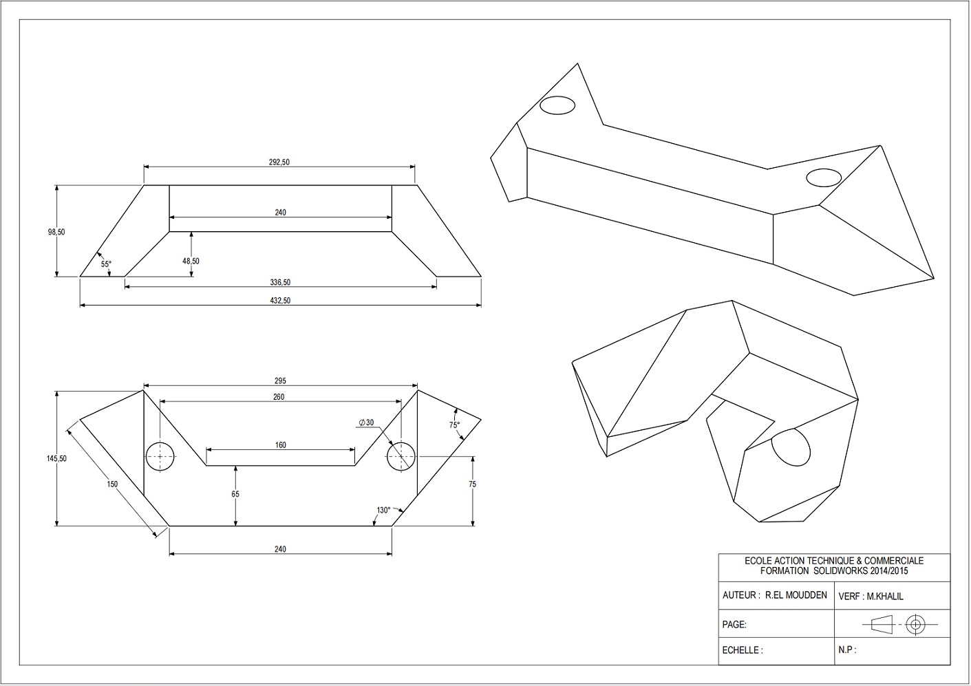 CSWE Solidworks认证练习题031