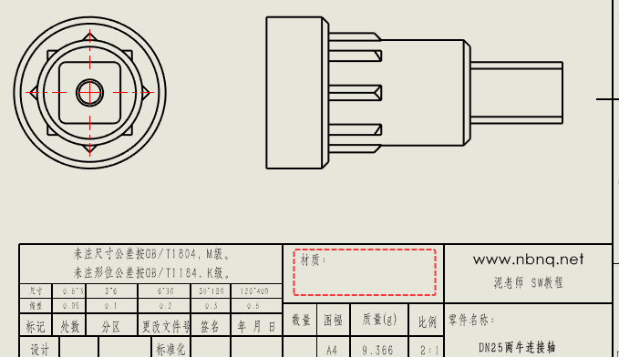 工程图里材质等有些东西调用不出来怎么办？配置特定