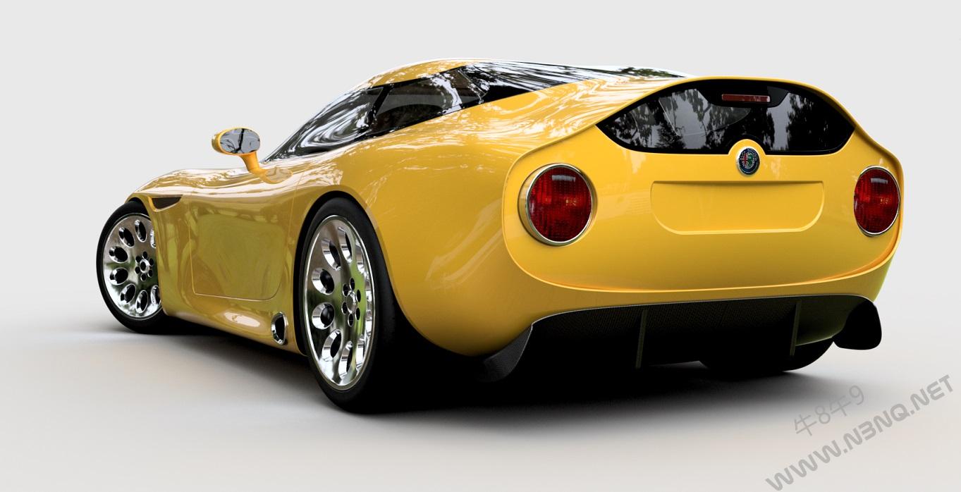 模型下载：Alfa Romeo TZ3 Zagato