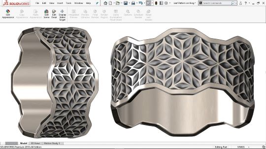 SolidWorks模型分享: 戒指