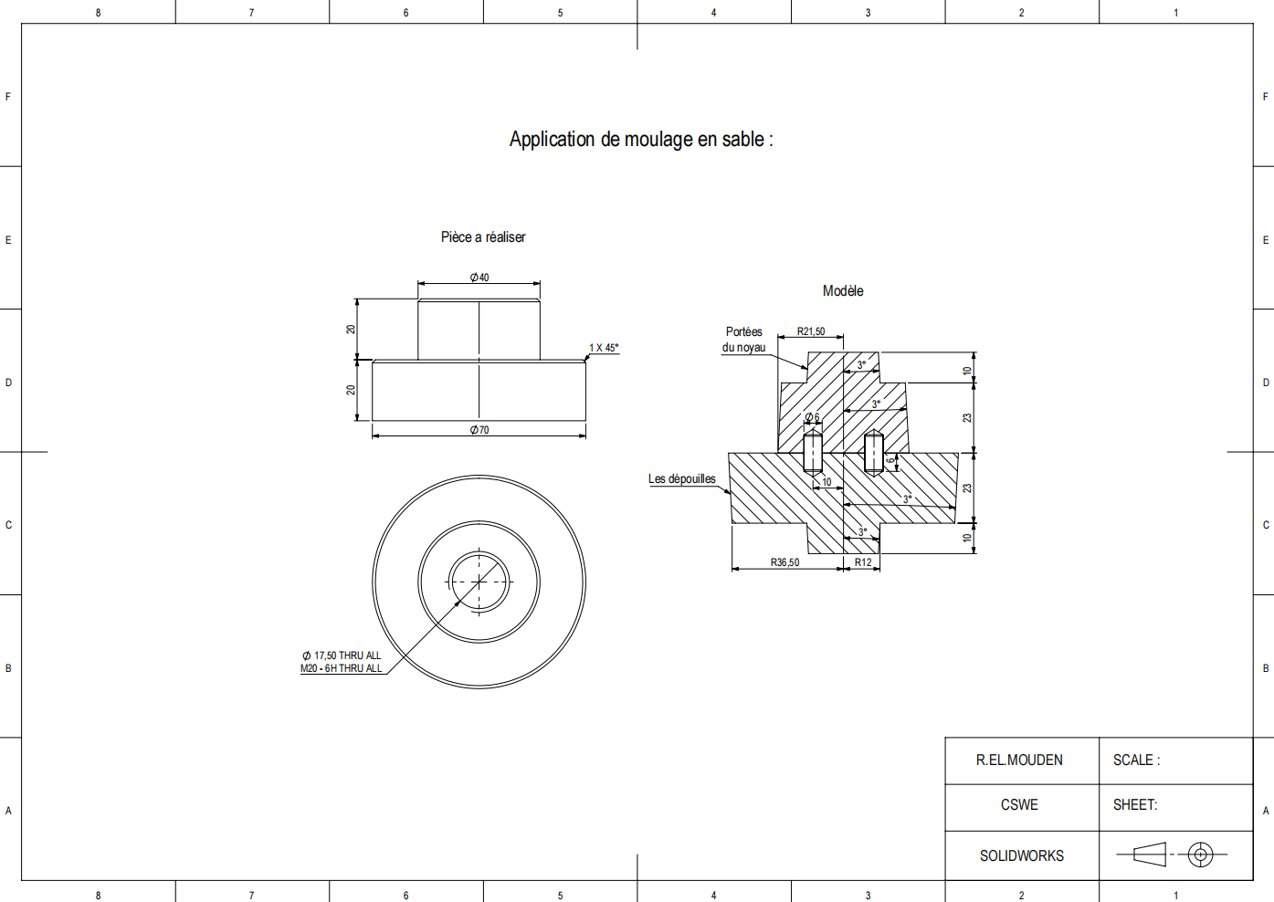 CSWE Solidworks装配练习题002